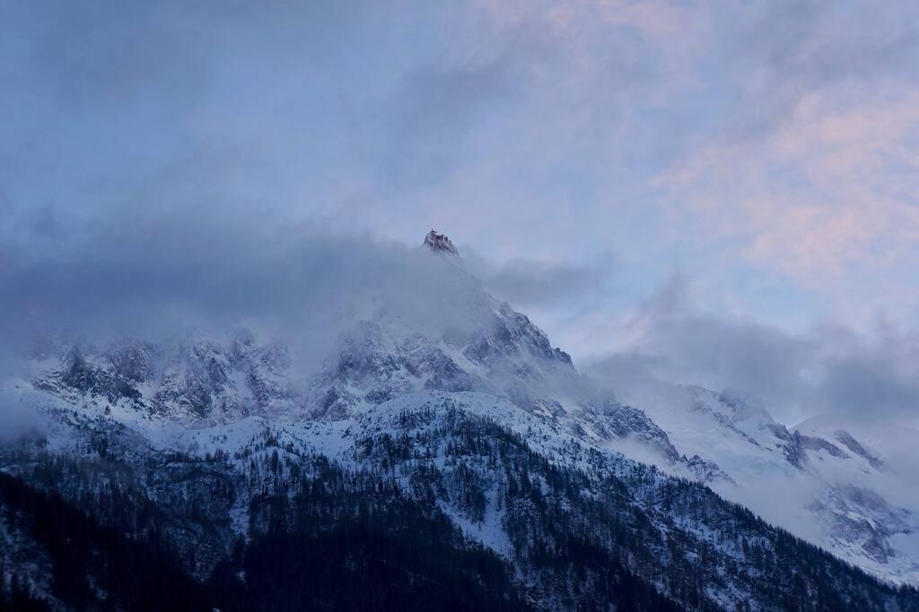 Modern 2Br 5* Pool Gym Spa Garage Mont-Blanc View Chamonix Bagian luar foto