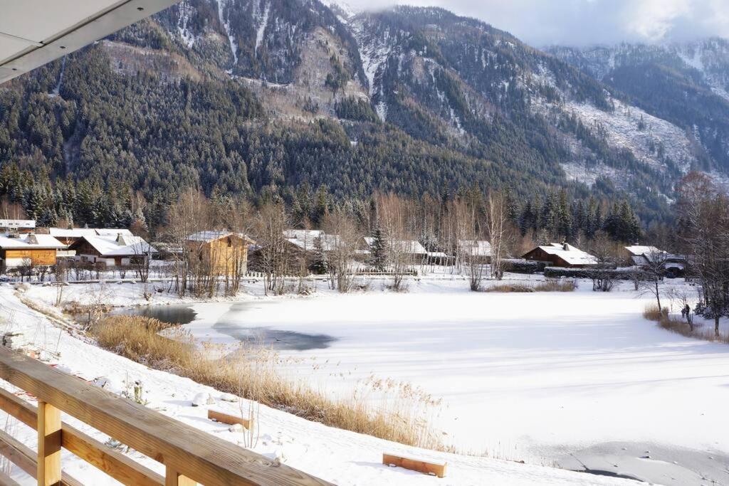 Modern 2Br 5* Pool Gym Spa Garage Mont-Blanc View Chamonix Bagian luar foto