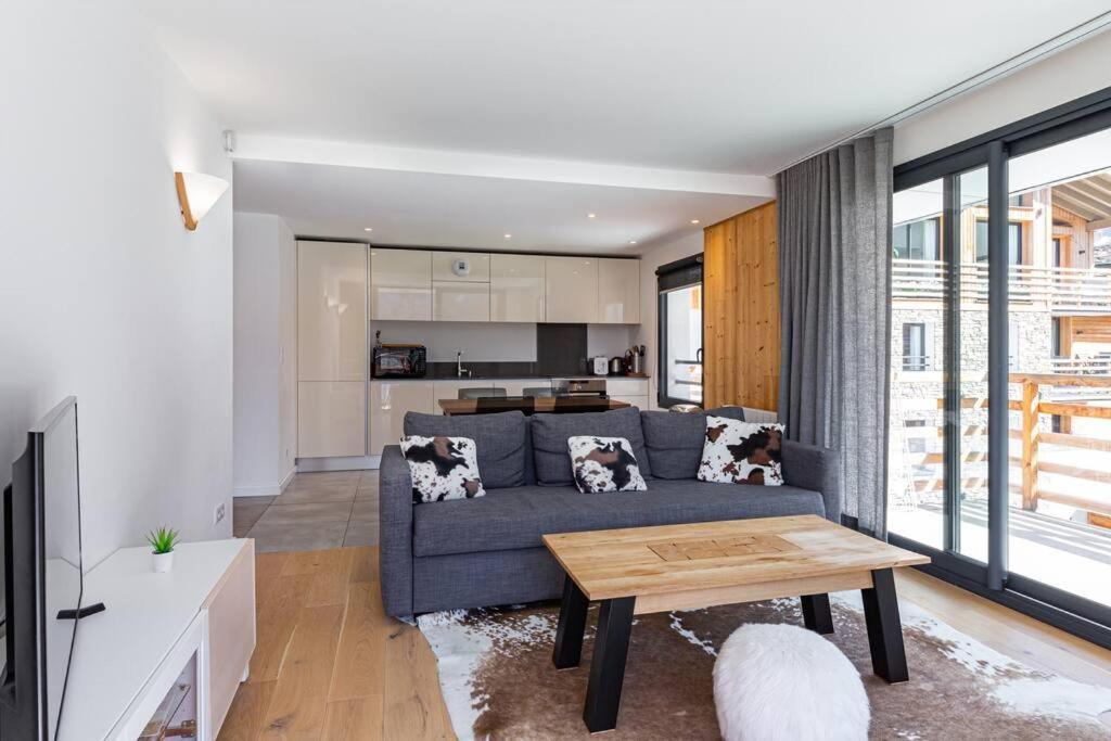 Modern 2Br 5* Pool Gym Spa Garage Mont-Blanc View Chamonix Bagian luar foto